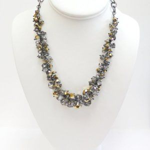Multi Metallic Bead Bauble Necklace